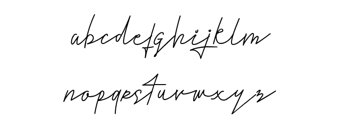 Galla Signature Fonte MINÚSCULAS
