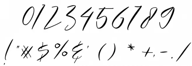 Gallactica Font OTHER CHARS