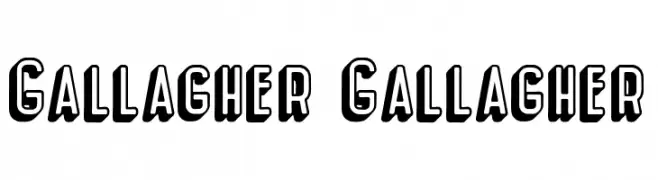 Gallagher Gallagher  免费字体下载