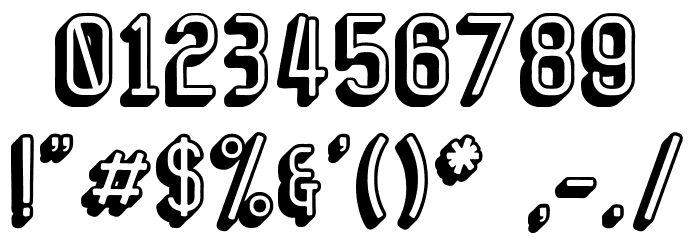 Gallagher Gallagher Font OTHER CHARS
