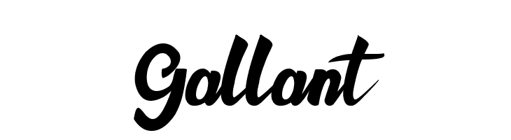Gallant  フリーフォントのダウンロード