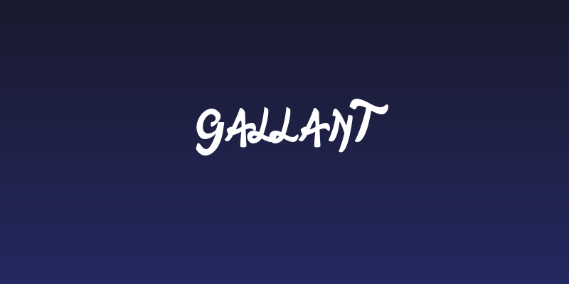 Gallant Social Header