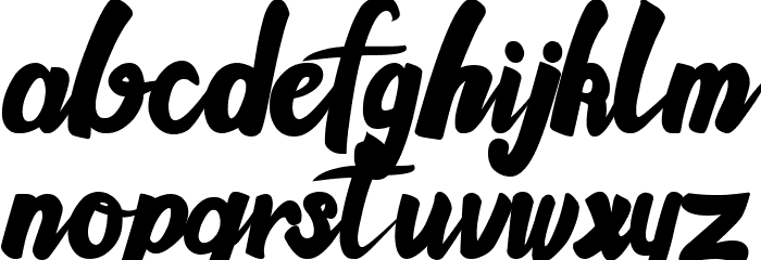 Gallant Font LOWERCASE