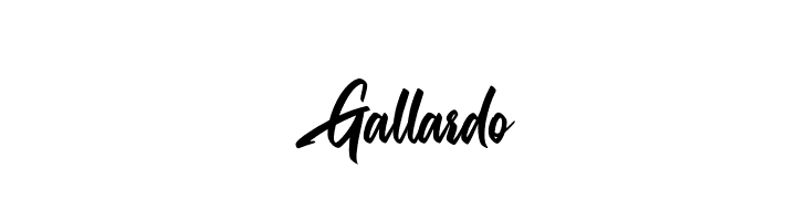 Gallardo  免费字体下载