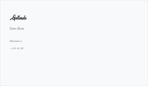 Gallardo Business Card