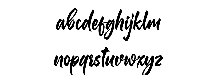 Gallardo Font LOWERCASE