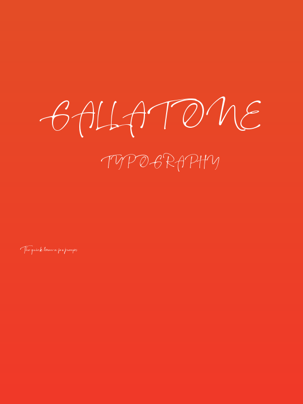 Gallatone Poster
