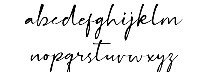 Gallatone Font LOWERCASE