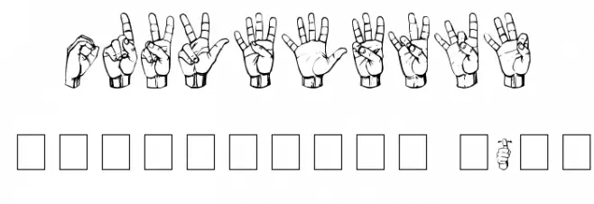 Gallaudet Medium Font OTHER CHARS