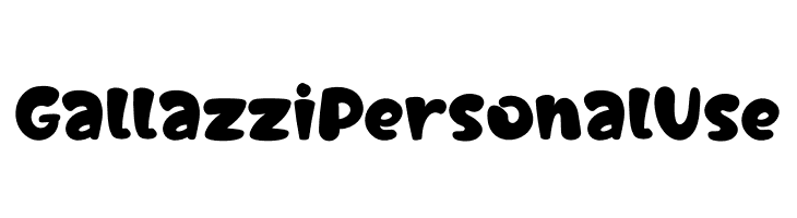 Gallazzi Personal Use  Free Fonts Download