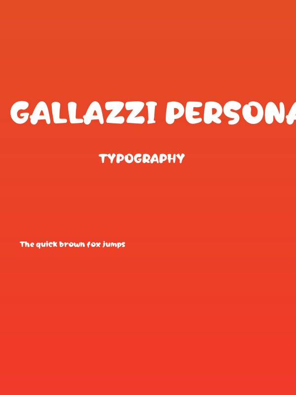 Gallazzi Personal Use Poster