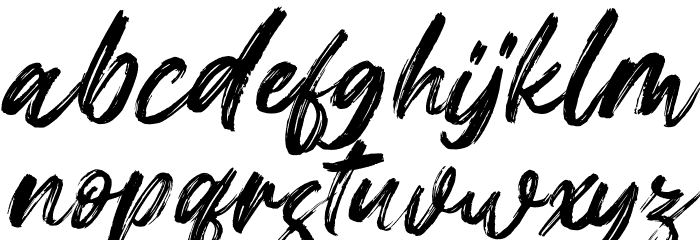 Gallendo Italic Font LOWERCASE