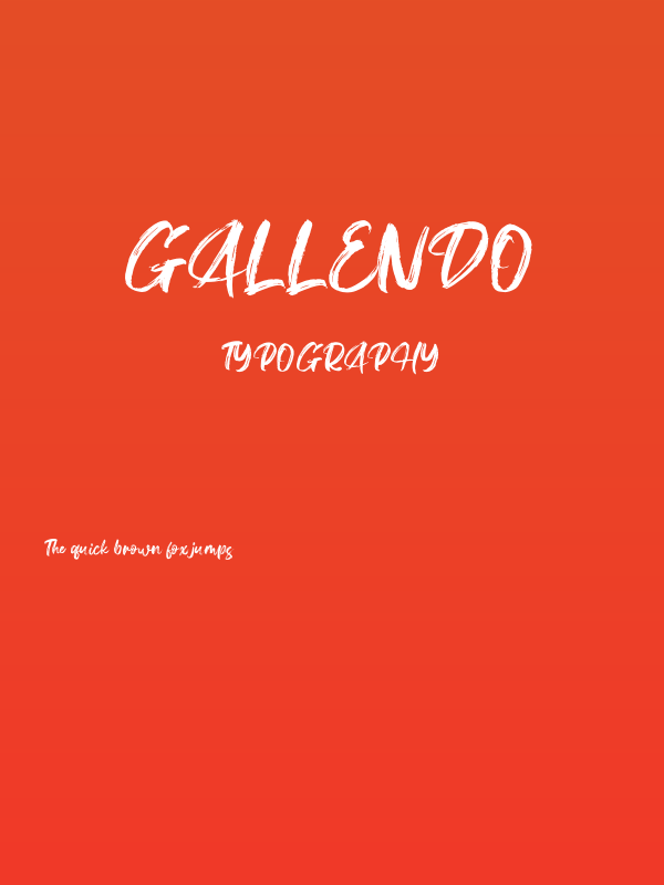 Gallendo Poster