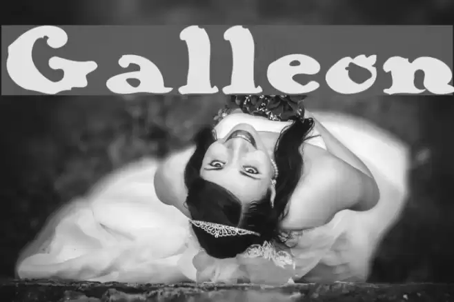 Galleon Font examples