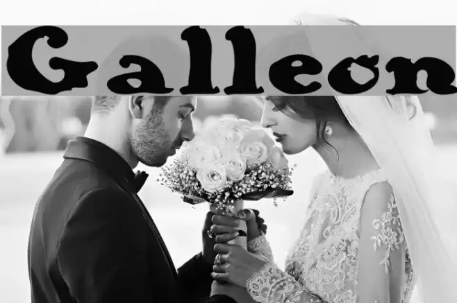 Galleon Font examples