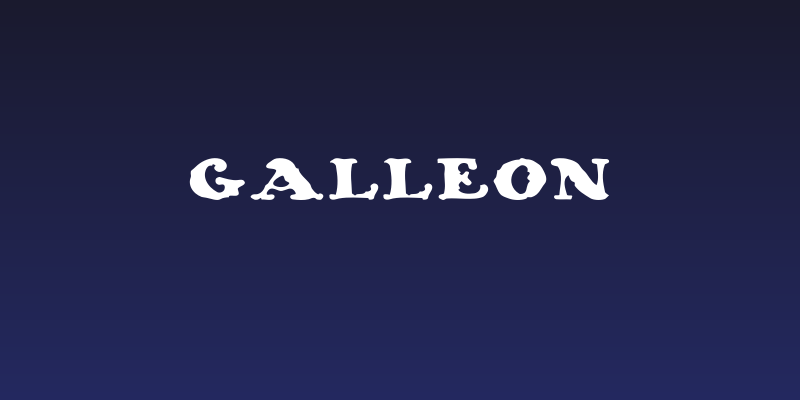 Galleon Social Header