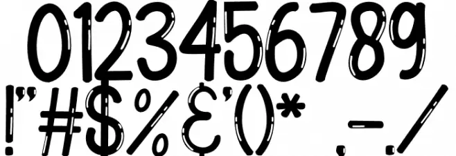 Galler Rebunk Blank Font OTHER CHARS