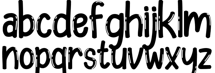 Galler Rebunk Blank Font LOWERCASE