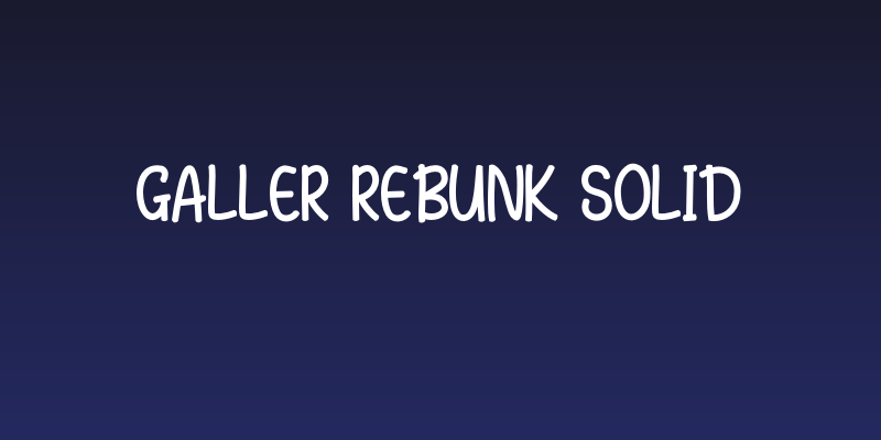 Galler Rebunk Solid Social Header