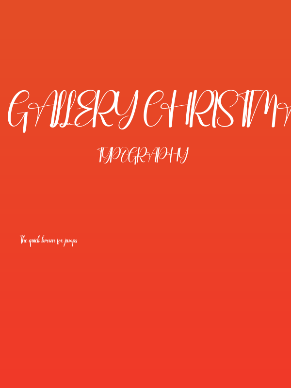 Gallery Christmas Poster