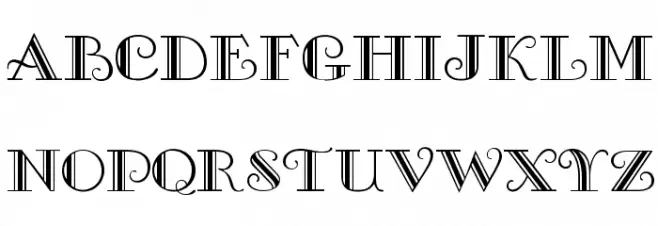 Gallery Font Litere mari