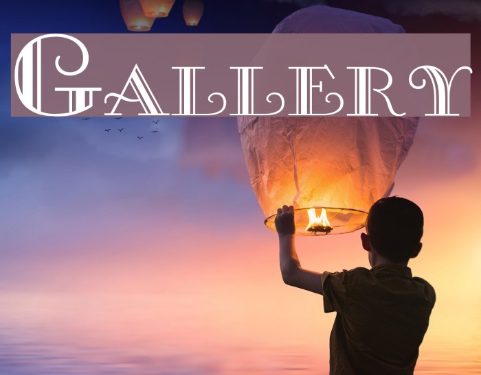 Gallery Font examples