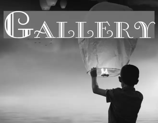 Gallery フォント examples