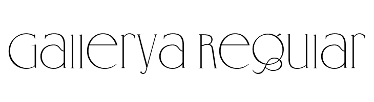 Gallerya Regular  नि: शुल्क फ़ॉन्ट्स डाउनलोड