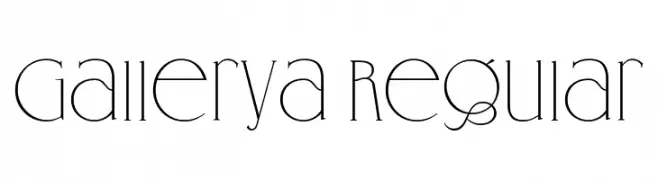 Gallerya Regular  لخطوط تنزيل