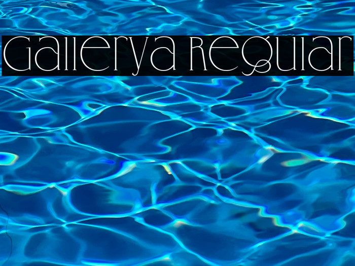 Gallerya Regular Example 1