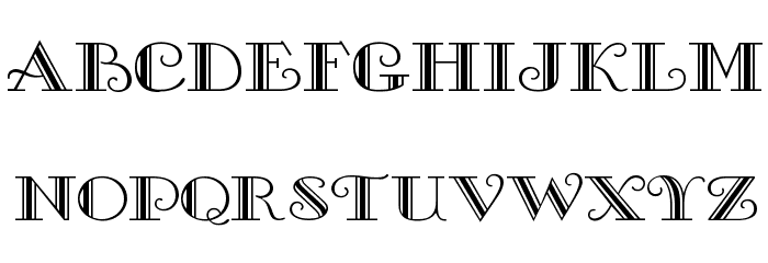 Gallery Font LOWERCASE