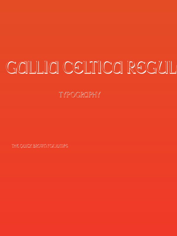 Gallia Celtica Regular Poster