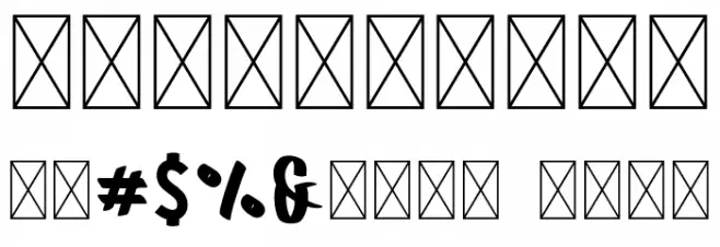 GallicideDemoRegular Font OTHER CHARS