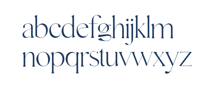 Gallient Regular Lowercase