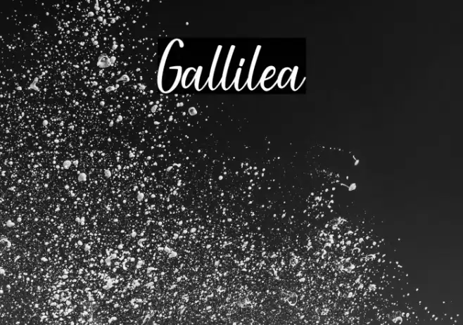 Gallilea Font examples
