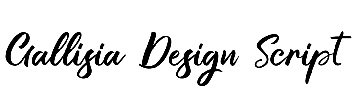 Gallisia Design Script  Fuentes Gratis Descargar