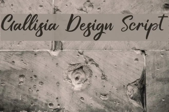 Gallisia Design Script Example 1