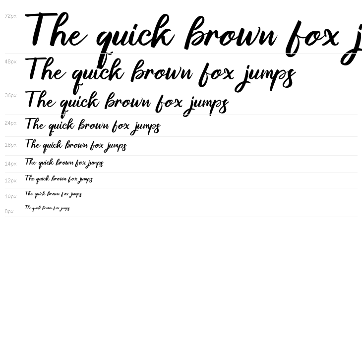 Gallisia Design Script Waterfall