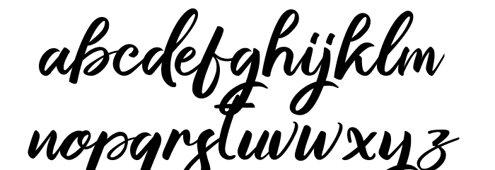 Gallisia Design Script Font LOWERCASE