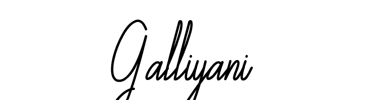 Galliyani  Frei Schriftart Herunterladen