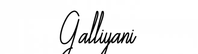 Galliyani  免费字体下载