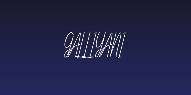 Galliyani Social Header