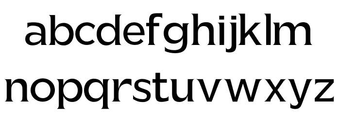 Gallmore slab Font LOWERCASE