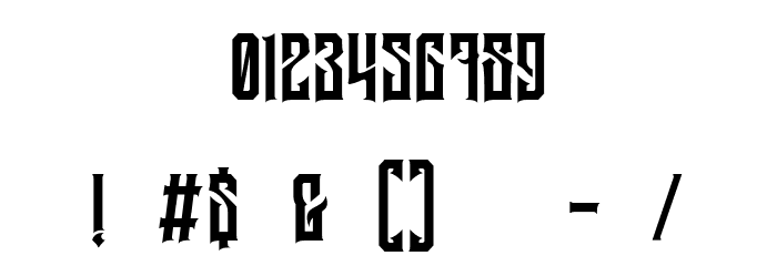 GaloccaPersonalUse-Regular Font OTHER CHARS