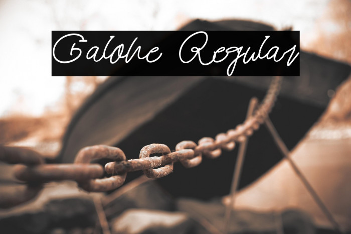 Galone Regular Example 3