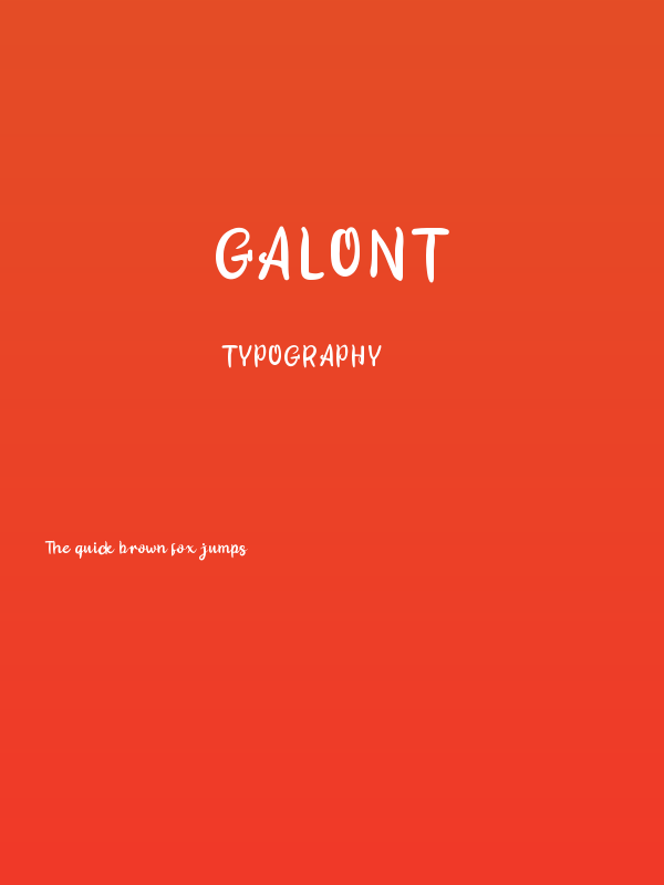 Galont Poster