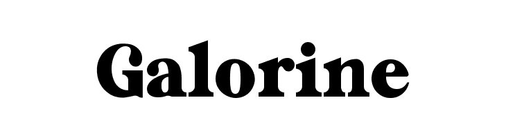 Galorine  Frei Schriftart Herunterladen