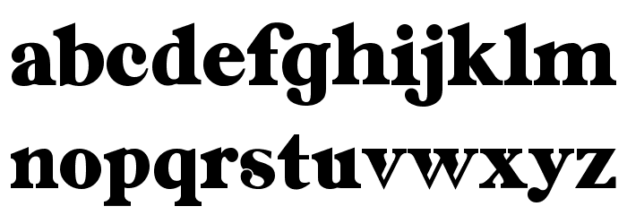 Galorine Font LOWERCASE