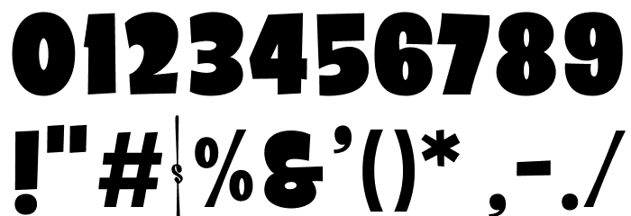 Galpon Black Font OTHER CHARS