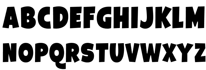 Galpon Black Font LOWERCASE